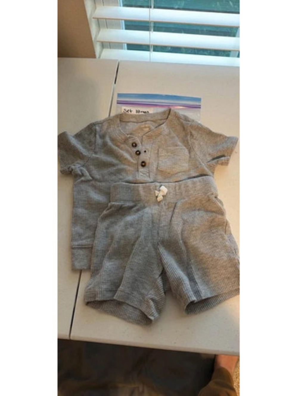 Carter's 18 Months 2-Piece Waffle Knit Set